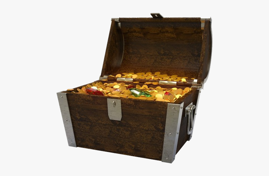 Opened Treasure Chest Png Image - Cat In Treasure Chest Png, Transparent Png, Free Download
