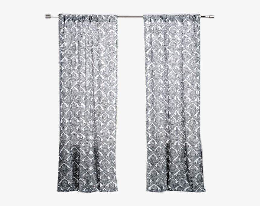 Transparent Movie Curtains Png - West Elm Fleur Printed Curtain, Png Download, Free Download