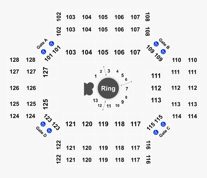 Mohegan Sun Arena Seating Chart, HD Png Download, Free Download