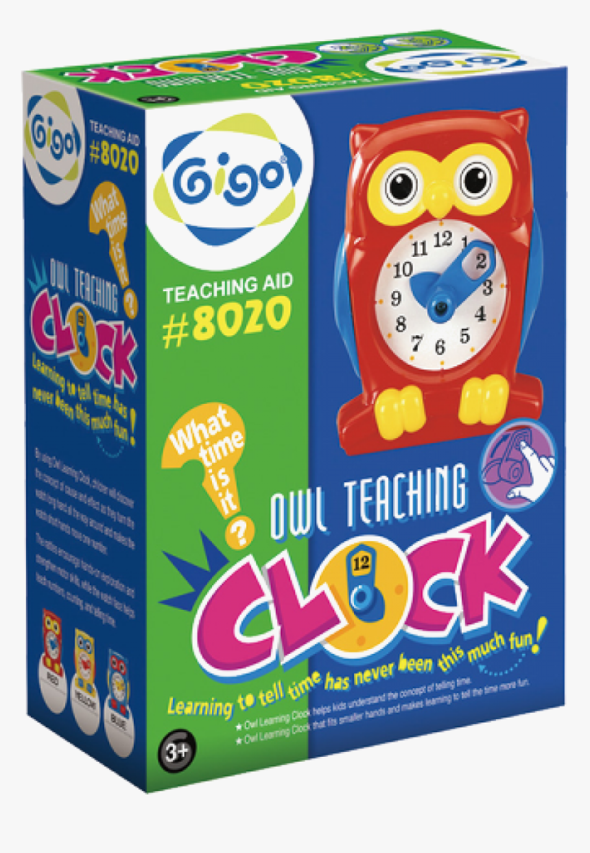 Owl Teaching Clock - Clock, HD Png Download, Free Download