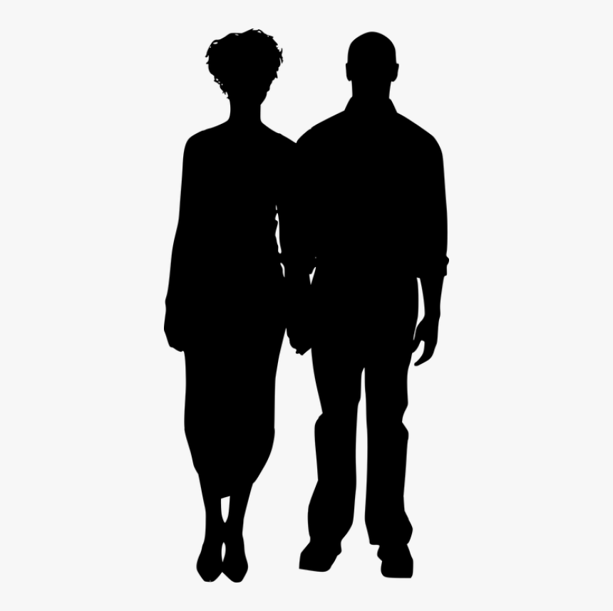 Husband And Wife Silhouette, HD Png Download, Free Download