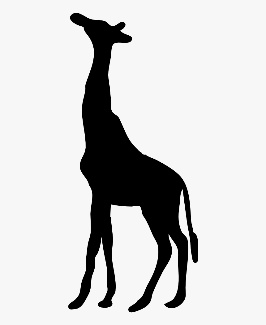 Africa Vector Safari - Giraffe Silhouette Png, Transparent Png, Free Download