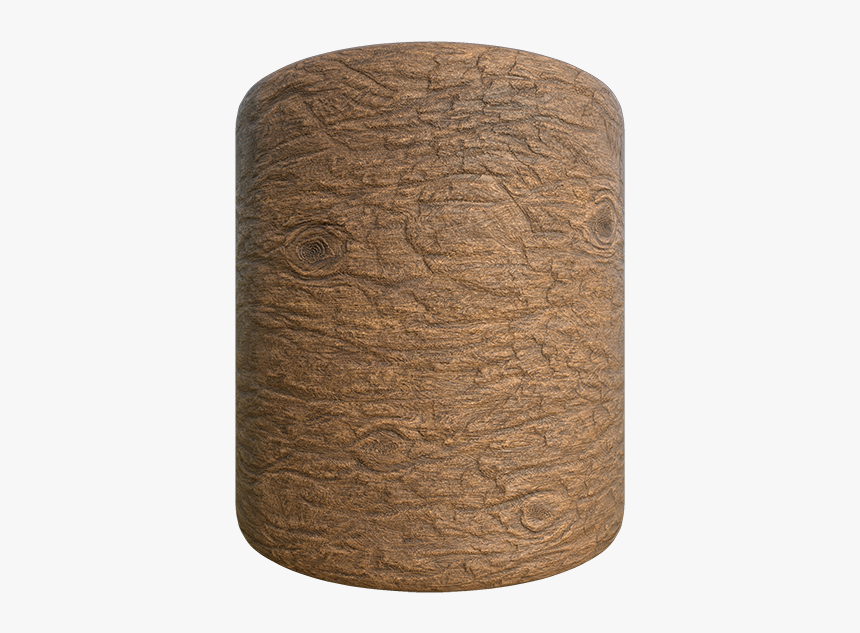 Primitive And Raw Tree Bark Texture, Seamless And Tileable - Lampshade, HD Png Download, Free Download