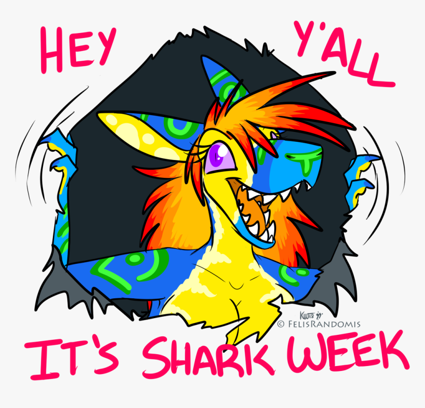 Shark Week 2k18[closed] - Cartoon, HD Png Download, Free Download