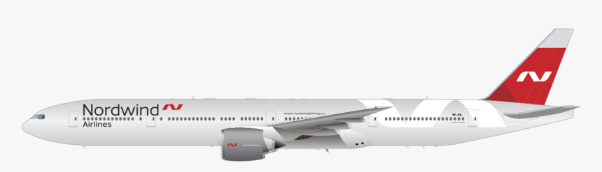 Boeing 777-300er - Nordwind Airlines 777 300er, HD Png Download, Free Download