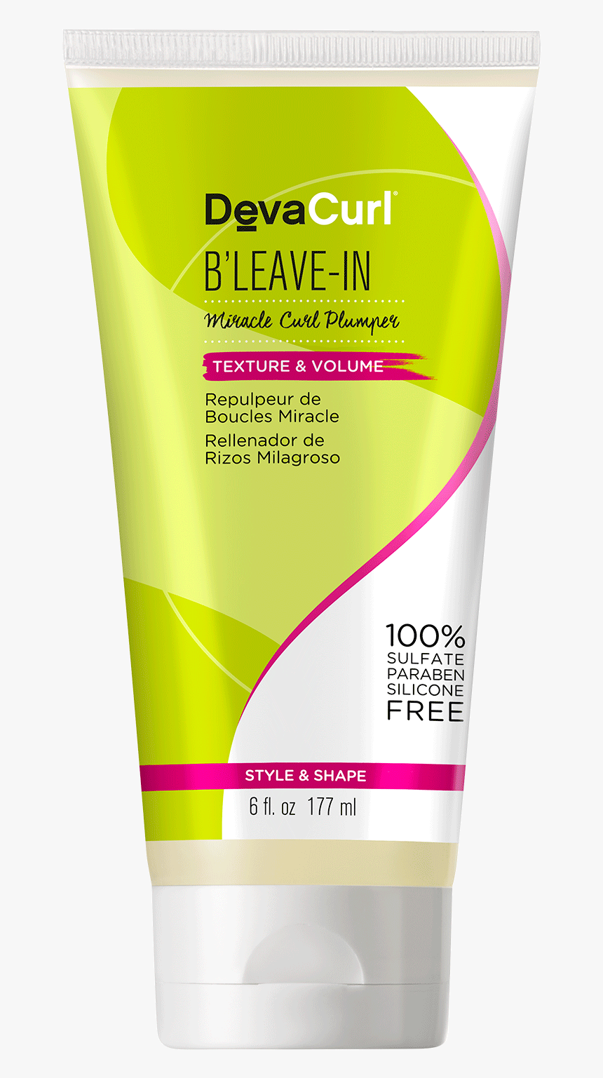 Bleave-in Miracle Curl Plumper - B Leave In Deva Curl, HD Png Download, Free Download