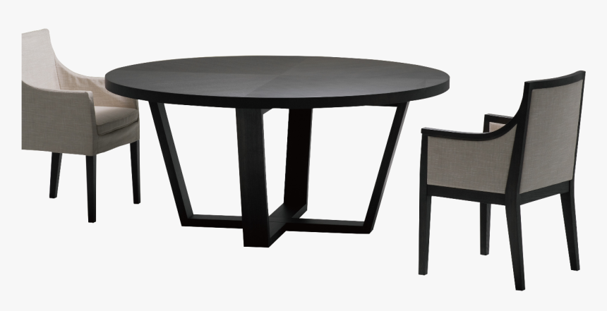 Round Table And Chairs Top View - Round Dining Table Nz, HD Png Download, Free Download