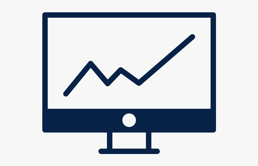 Line Graph On Computer, HD Png Download, Free Download