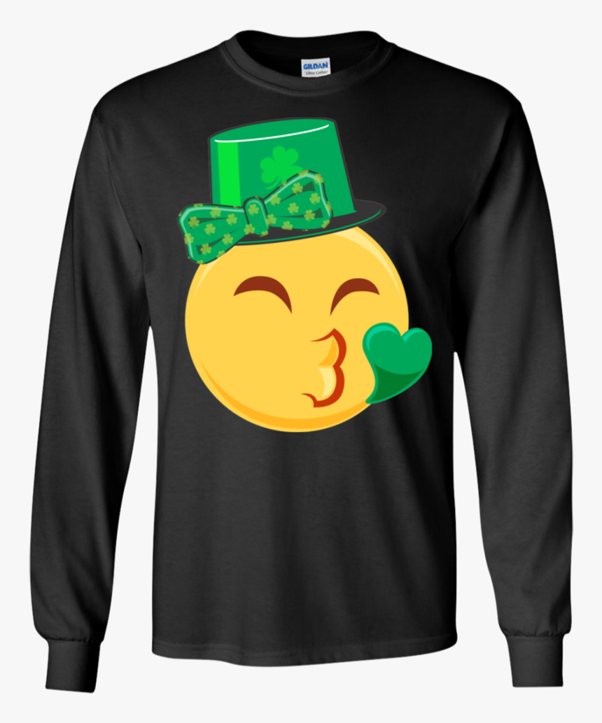 Emoji Saint Patricks Day Shirt Girls Green Heart Eyes - Beware Of Old Man In Land Where Young Men Die, HD Png Download, Free Download