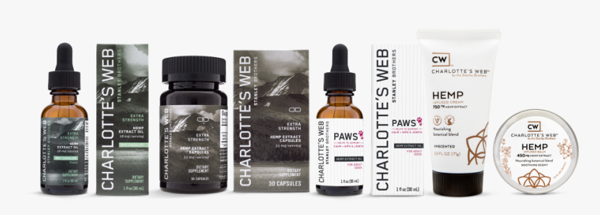 Charlotte"s Web Cbd Products - Label, HD Png Download, Free Download