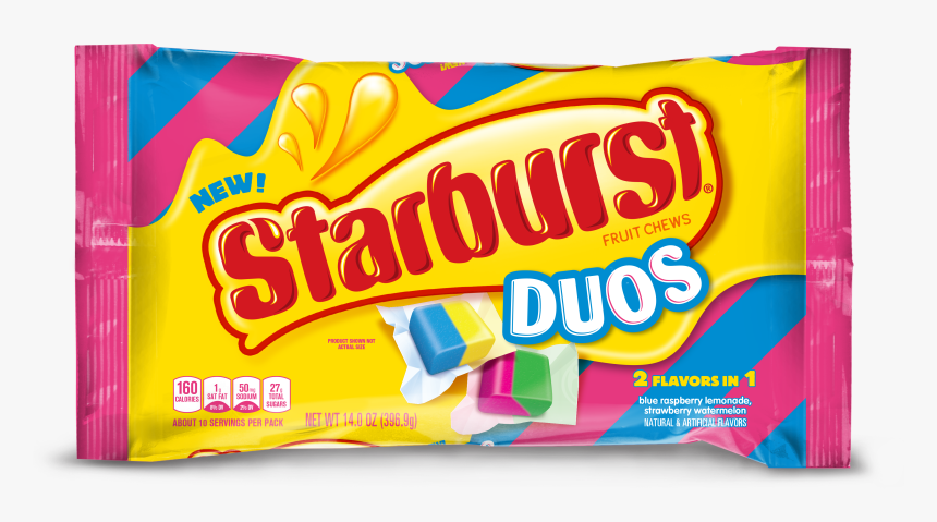 Starburst Duos Chews Laydown Bag - Starburst Candy, HD Png Download, Free Download