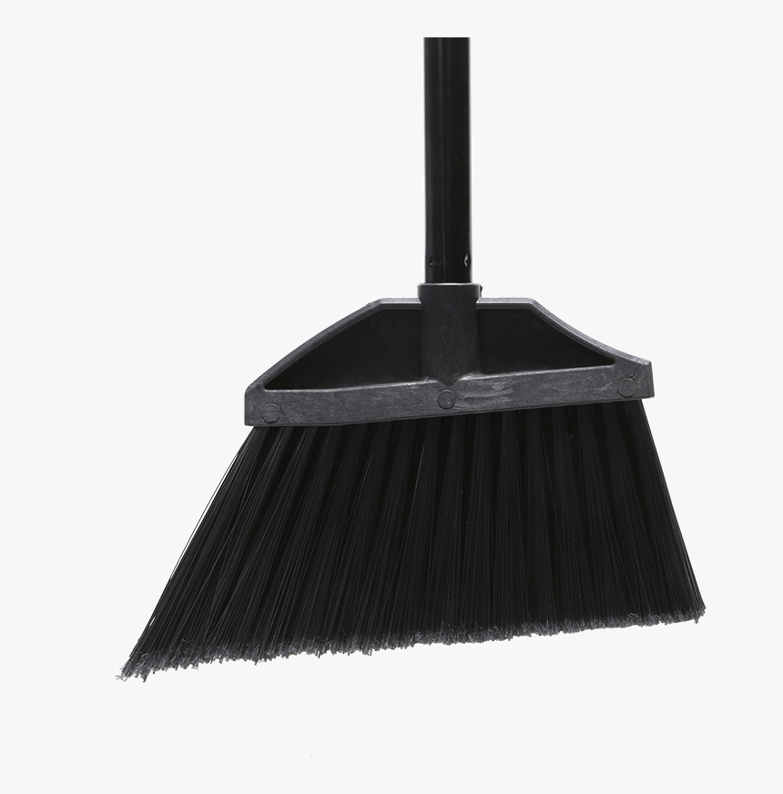 Maxiclean 6208 Flagged Angle Lobby Broom - Black Brooms, HD Png Download, Free Download