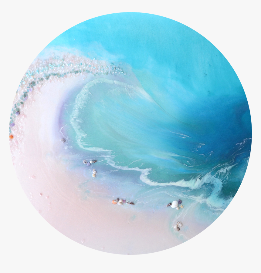 Resin Art Round, HD Png Download, Free Download