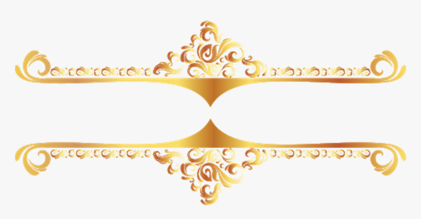 Gold Golden Ouro Dourado Transparent Background - Border Vector Design Png Hd, Png Download, Free Download