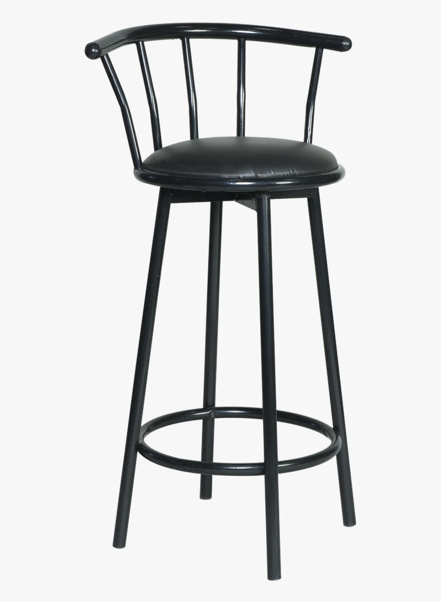 Black Metal Barstool - Bar Stool Chair Manila, HD Png Download, Free Download