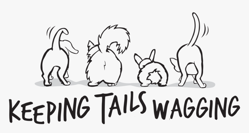 Dog Tails Wagging Cartoon, HD Png Download, Free Download