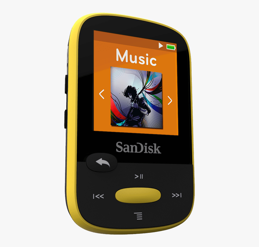 Sandisk Clip Sport 4gb Yellow - Sandisk Clip Sport, HD Png Download, Free Download