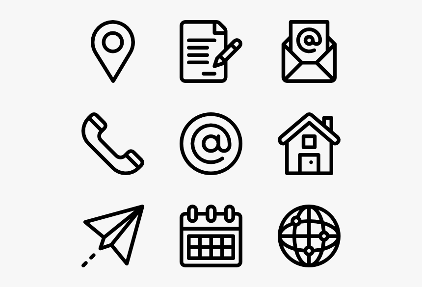 Free Contact Icons, HD Png Download, Free Download