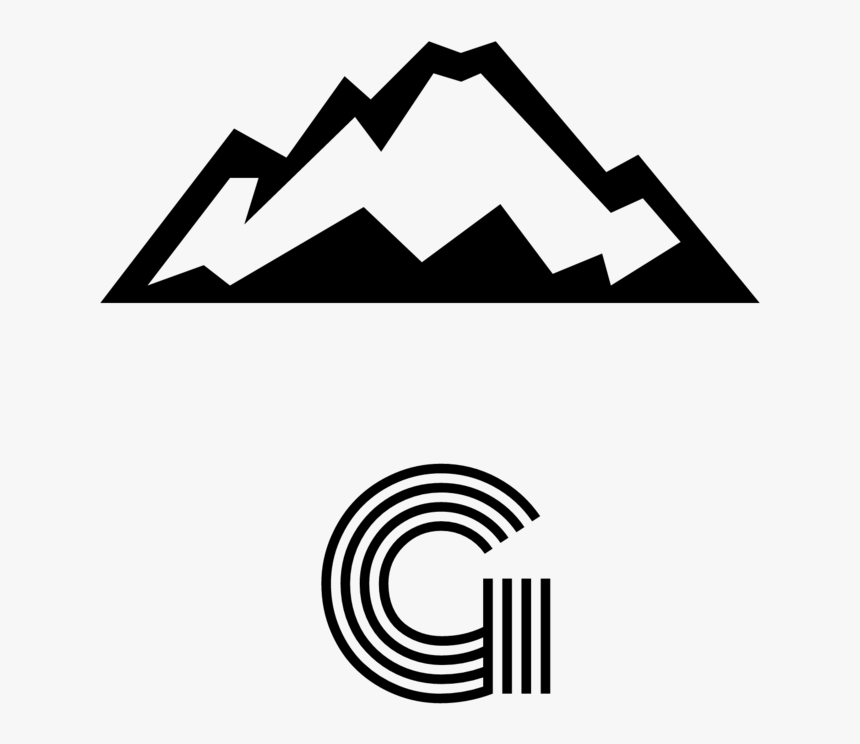 G Logo Black - Mountains Icon, HD Png Download, Free Download