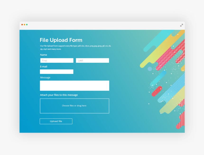 Custom Forms For Unbounce Pages - School Admission Form Design, HD Png Download, Free Download