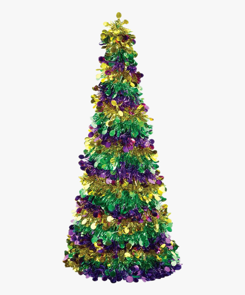 Tinsel Christmas Tree Png Hd - Christmas Tree, Transparent Png, Free Download