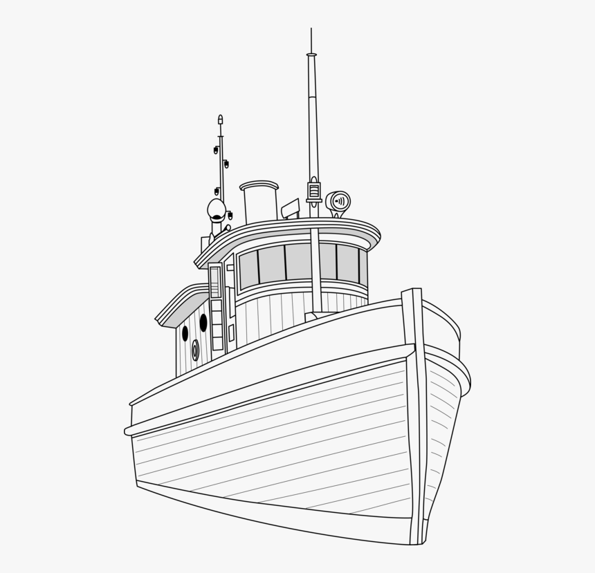 Line Art,steamboat,coloring Book - Steamboat Line Drawing, HD Png Download, Free Download