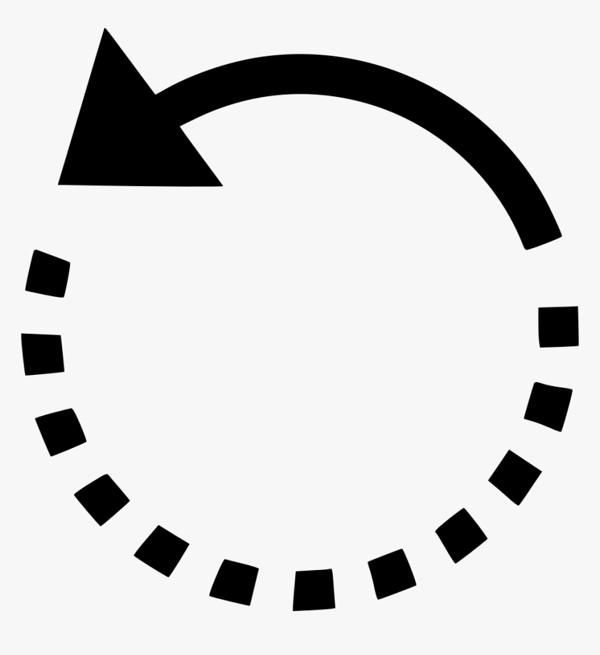 The Sun Rotation Clipart Png Graphic Black And White - Rotate Tool Illustrator Icon, Transparent Png, Free Download