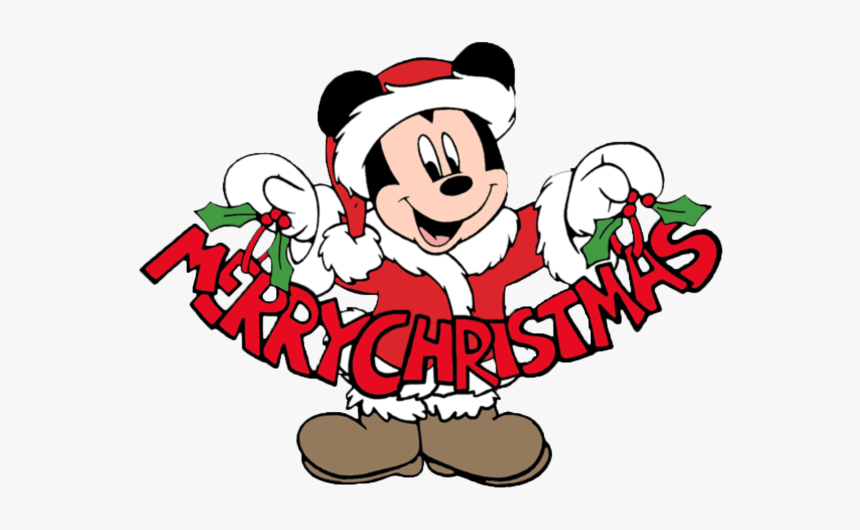 Mickey Mouse Wishes Merry Christmas Profile Frame - Disney Merry Christmas Mickey Mouse, HD Png Download, Free Download