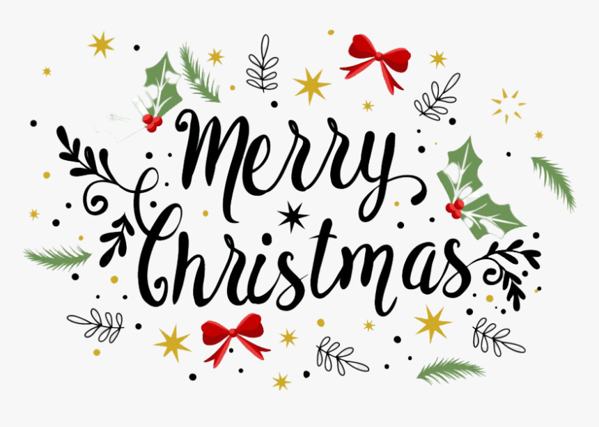 Merry Christmas Png File - Merry Christmas Wallpaper White Background, Transparent Png, Free Download