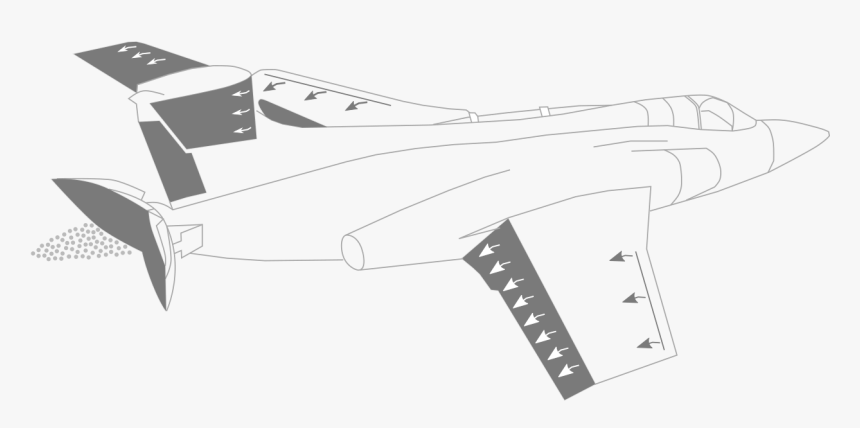 1280px-buccanneer Blown Wings Diagram - Monoplane, HD Png Download, Free Download