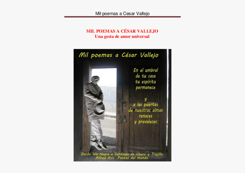 Mil Poema De César Vallejo, HD Png Download, Free Download