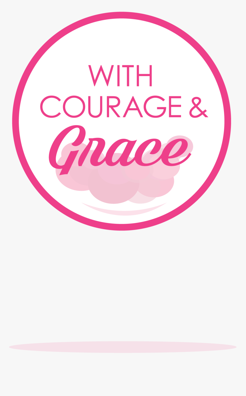 Cropped With Courage And Grace White - Decorative Painting, HD Png Download, Free Download