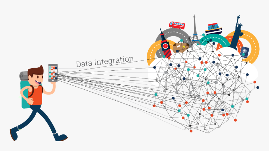 Linked Data, Tourism, Ontotext - Cartoon, HD Png Download, Free Download