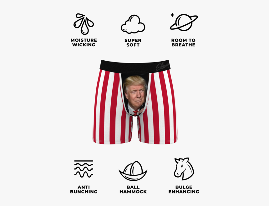 President Donald Trump Boxers "
 Itemprop="image", - American Eagle Ghosts Boxers, HD Png Download, Free Download