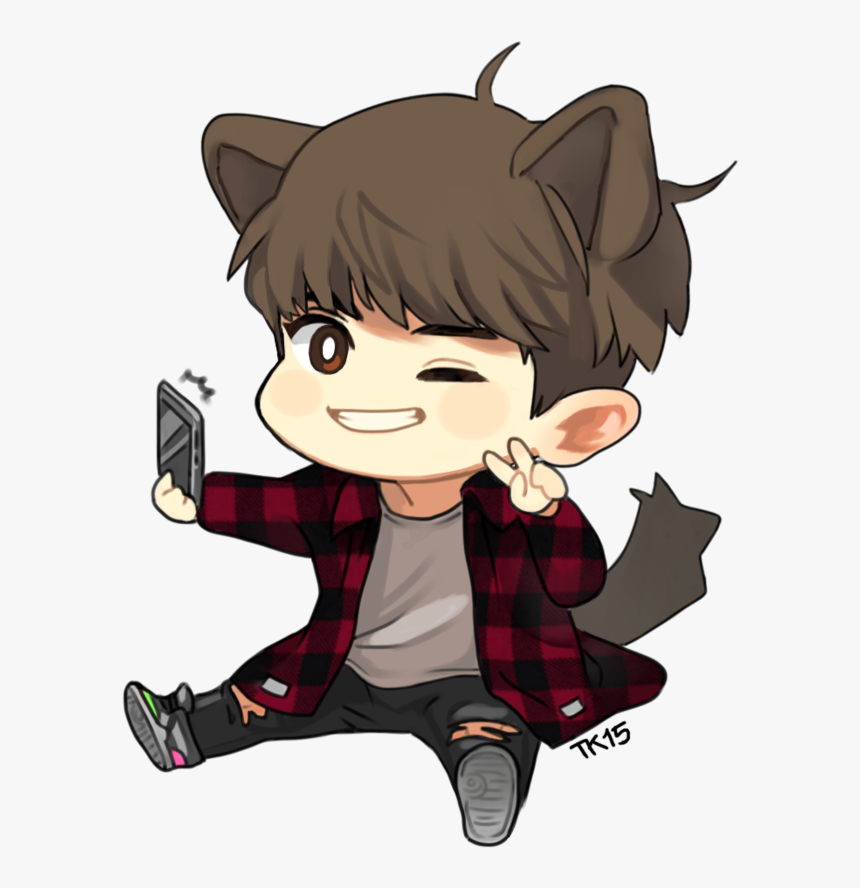 Exo Chibi Png, Transparent Png, Free Download