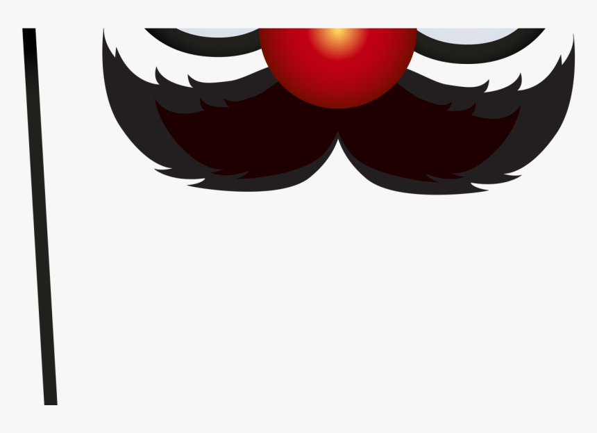 Party Mask With Mustache Transparent Clip Art Image, HD Png Download, Free Download