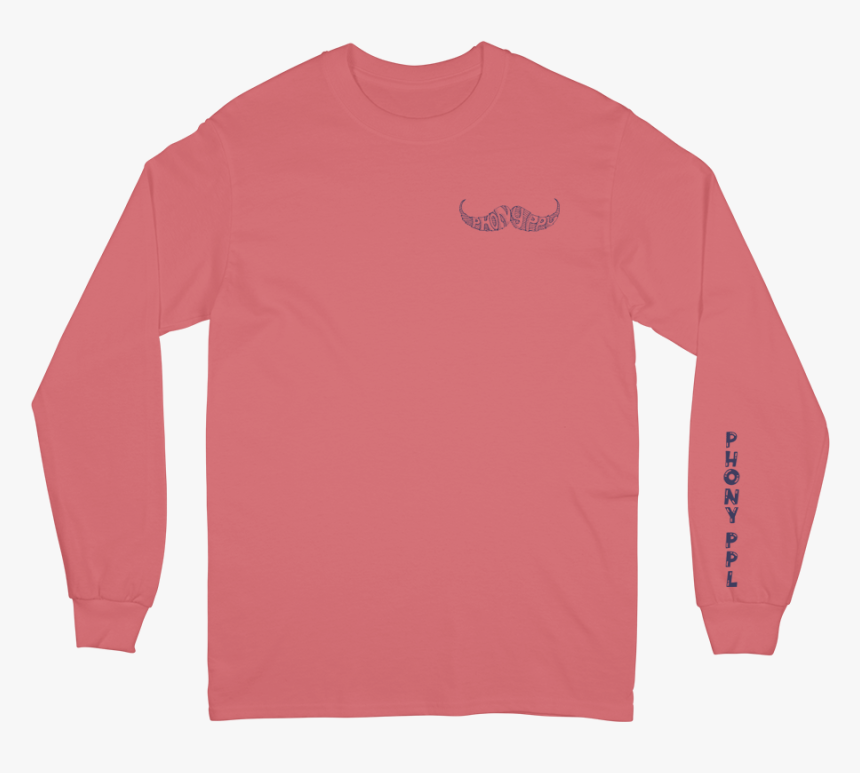 Mustache Long Sleeve - Alec Benjamin Narrated For You Merch, HD Png Download, Free Download