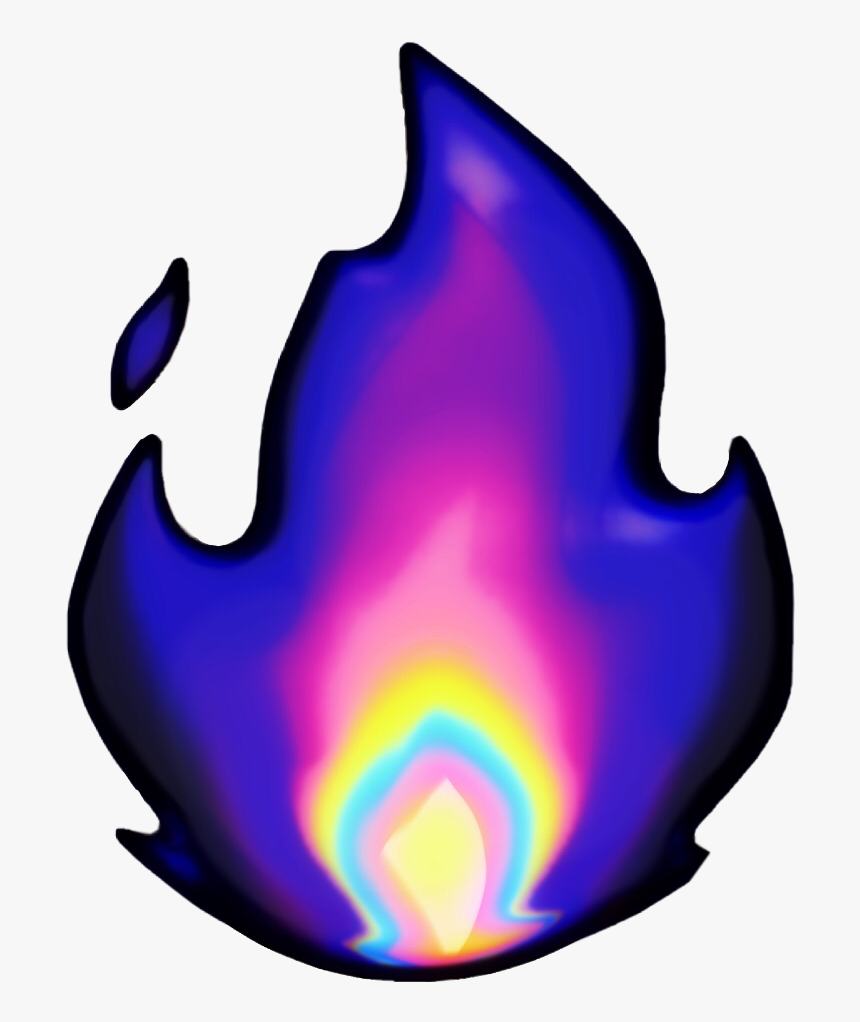 Blue Fire Emoji Png, Transparent Png, Free Download