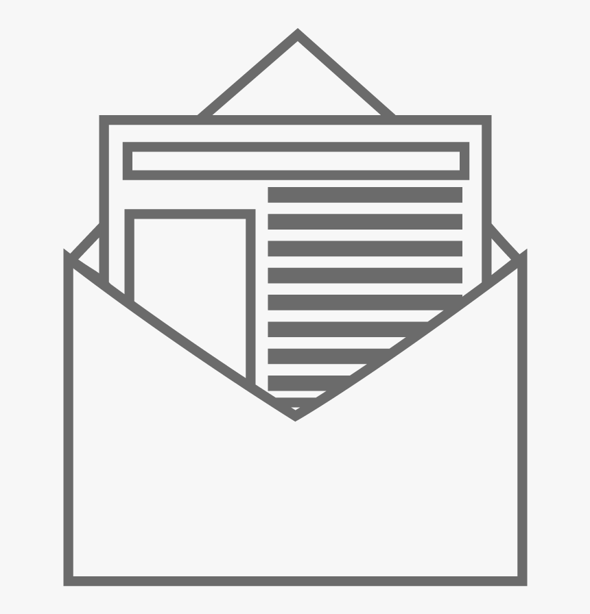 Sign Up For Newsletters - Letter Envelope Icon, HD Png Download, Free Download