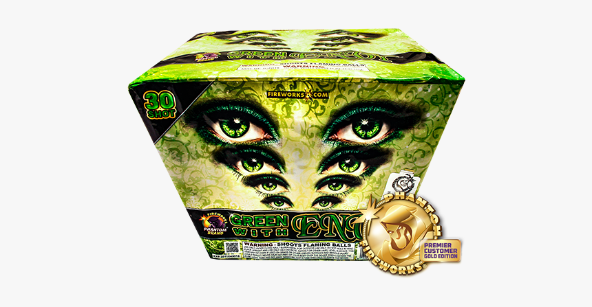 500 Gram Firework Repeater Green With Envy 30 Shot - Illustration, HD Png Download, Free Download