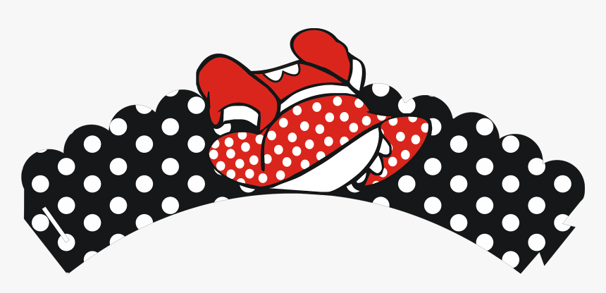 Wrappers Y Toppers Para Cupcakes De Minnie Y Mickey - Tags Para Cupcake Da Minnie Para Imprimir, HD Png Download, Free Download