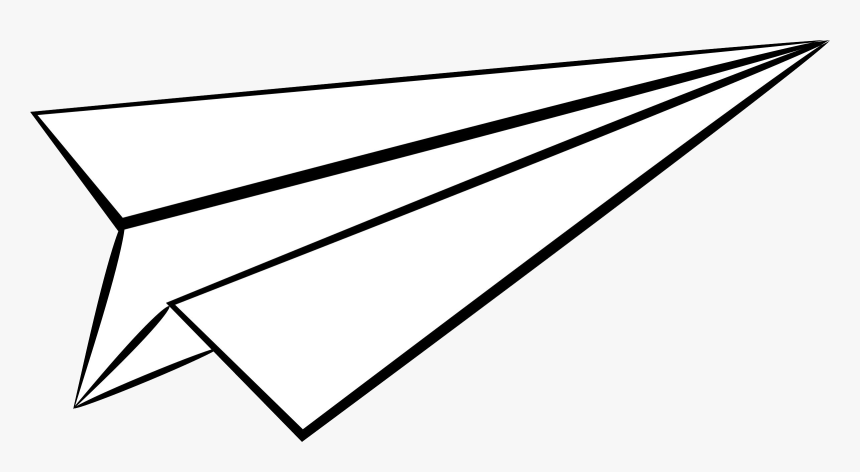 Paper Plane Png - Бумажный Самолетик На Прозрачном Фоне, Transparent Png, Free Download