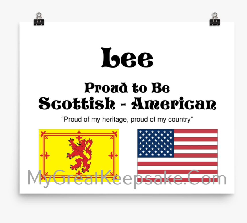 Lee Proud Heritage Scotland - Graphic Design, HD Png Download, Free Download