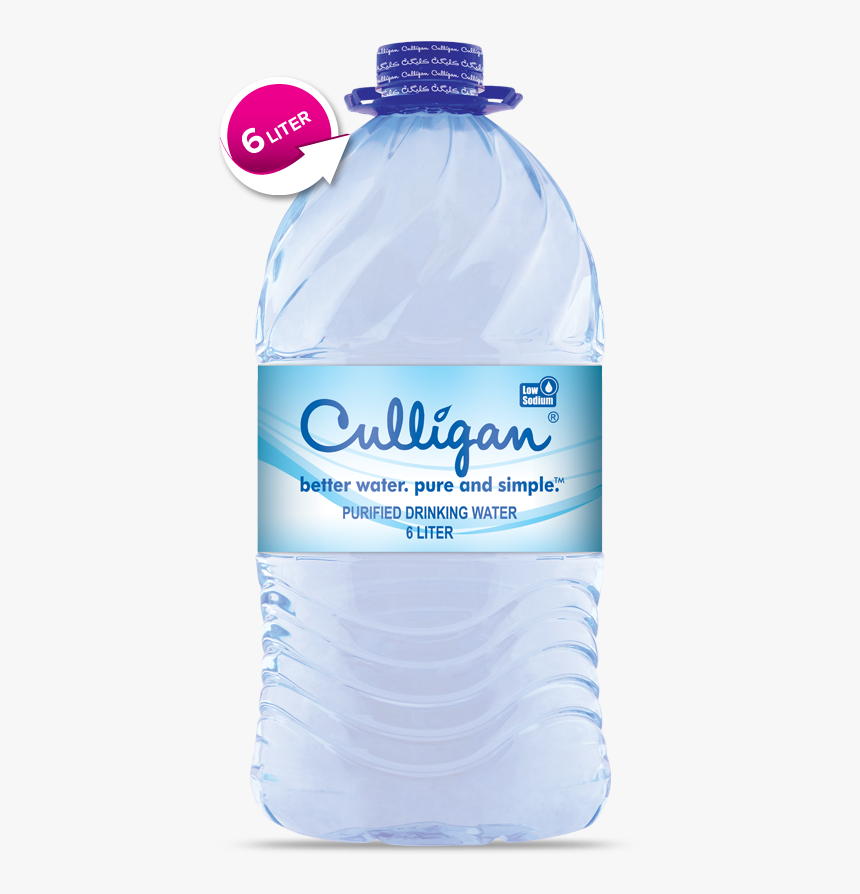 6 Liters Bottle - Culligan Water, HD Png Download, Free Download