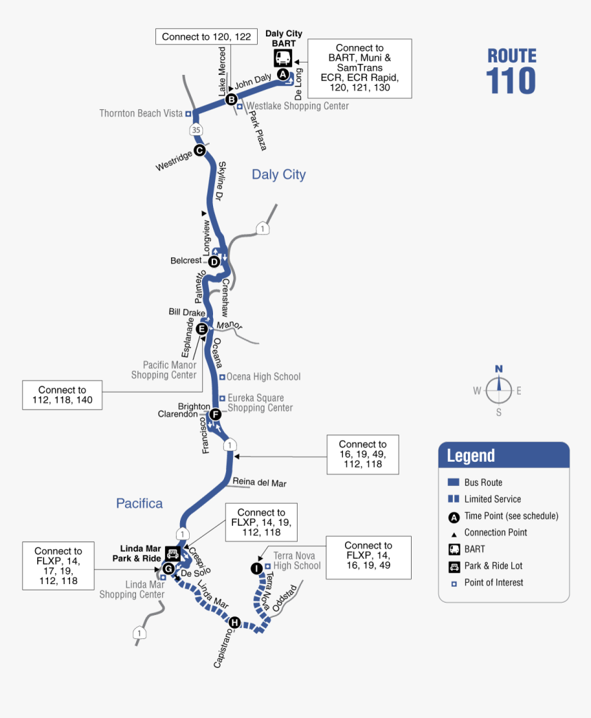 Transparent Point Of Light Png - Samtrans 110, Png Download, Free Download