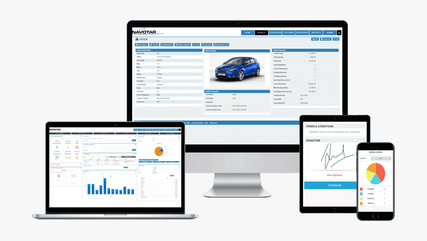 Vehicle Rental Management System, HD Png Download, Free Download