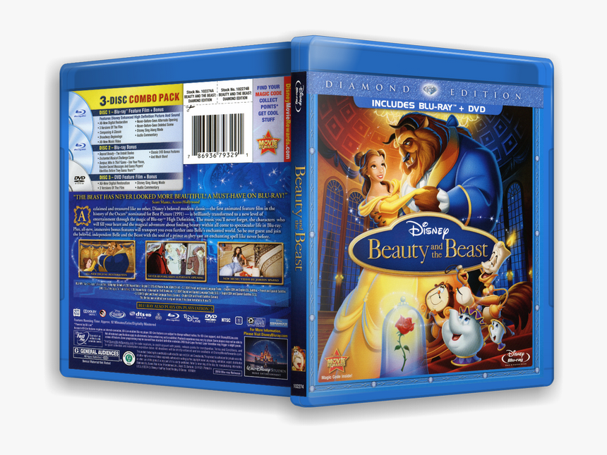 La Bella Y La Bestia - 1991 Beauty And The Beast Dvd, HD Png Download, Free Download