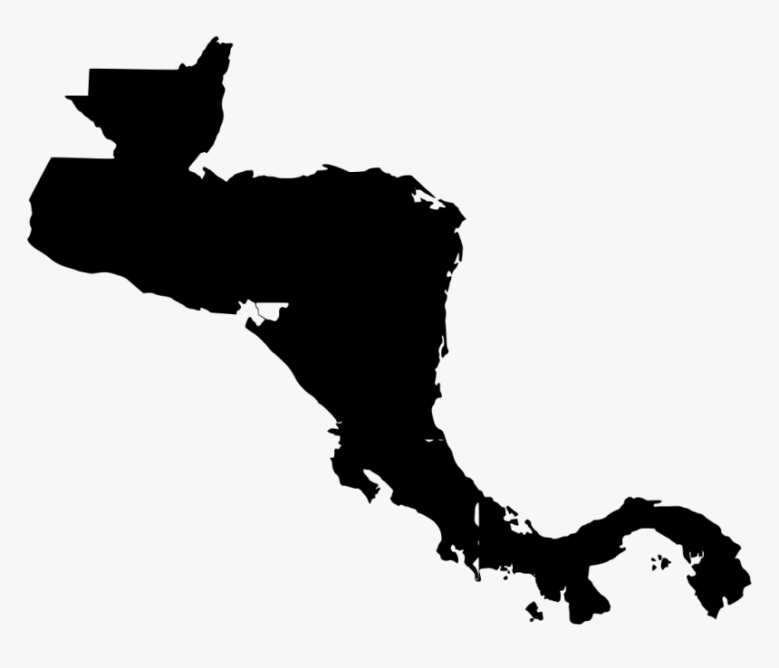 Central America Map Png, Transparent Png, Free Download