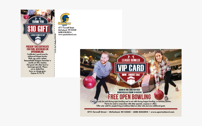 King Pin Direct Mail Postcard Design - Flyer, HD Png Download, Free Download