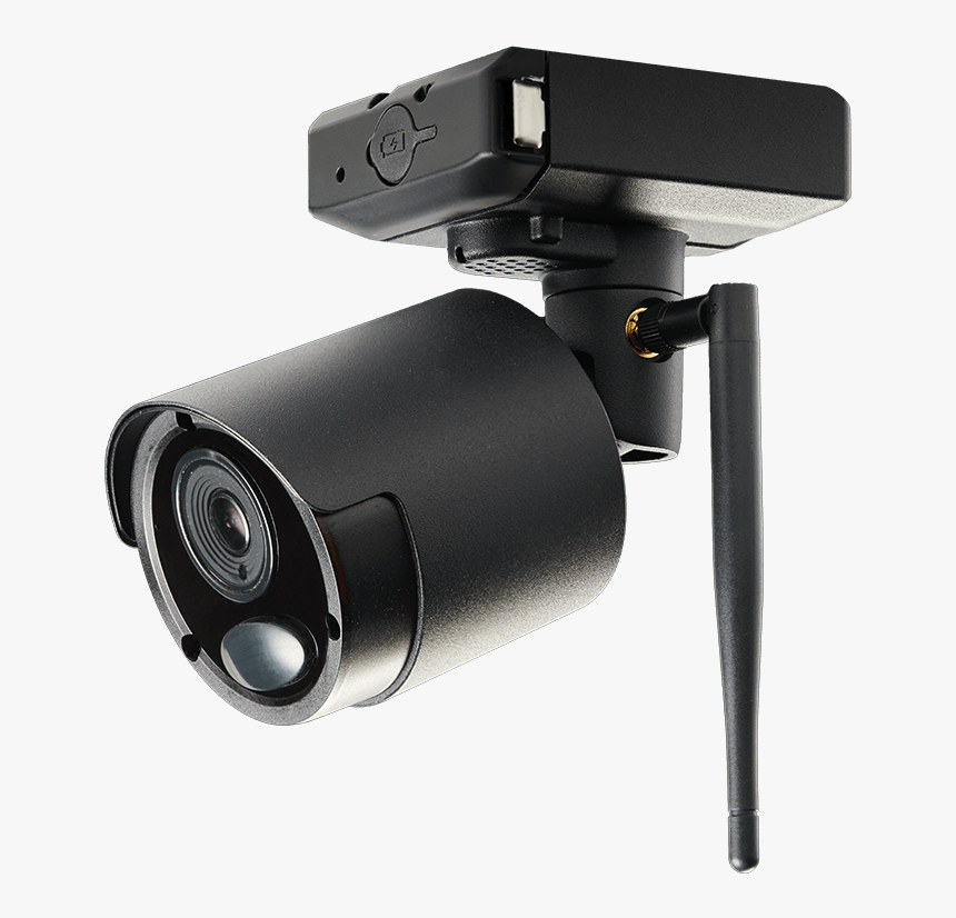 1080p Wire Free Camera System, 4 Battery Powered Black - Battery Run Security Camera, HD Png Download, Free Download